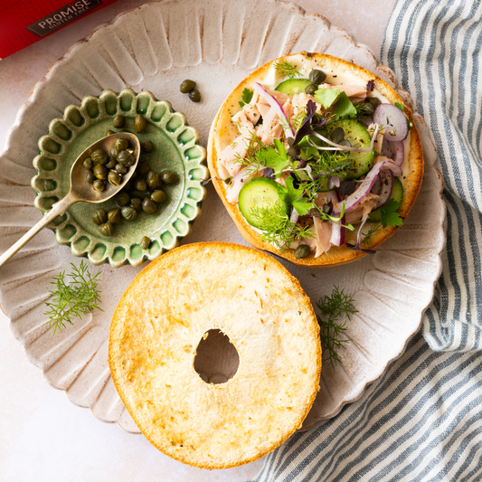 Herby Cream Cheese Bagel