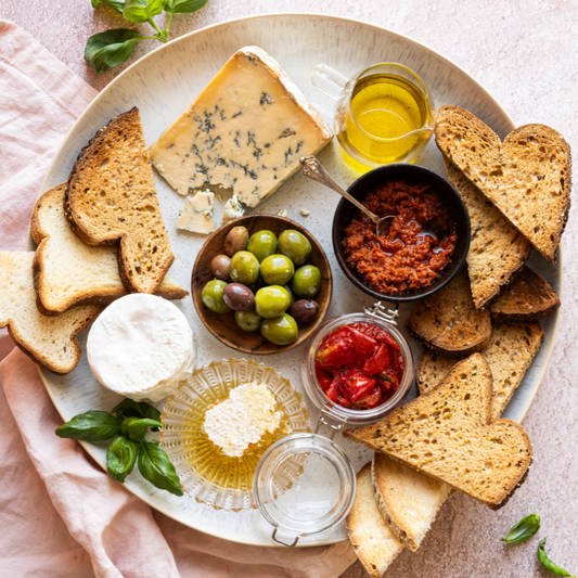 Rustic Artisan Charcuterie Board with Promise Bread