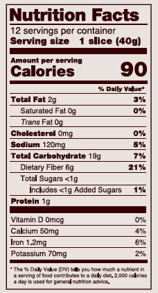 NUTRITION INFORMATION